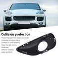 thumbnail image 4 of Fog Light Frame,KIMISS Fog Light Bezel Cover ABS Black Fog Lamp Bezel Trim Cover For  958 2015 To 2018, 4 of 8