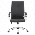 thumbnail image 2 of LeisureMod Sonora Modern High-Back Adjustable Swivel Leather Conference Office Chair in Black, 2 of 10