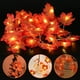 thumbnail image 1 of Fiudx Decoraciones Navideñas Interiores Decoraciones Para El Hogar, Guirnalda De Hojas De Arce, Con Batería, Para Exteriores, Vacaciones, Habitación, Baño, Oficina, Decoración Para Acción De Gracias, 1 of 2