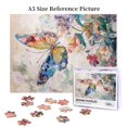 thumbnail image 6 of 500 PCS Fantasy Butterflies 500 pieces Vintage jigsaw puzzles,Vibrant Design,Great for Relaxation and Display for Puzzle Enthusiast,Classic Insect Wooden Puzzle for Home Wall decor, 6 of 6