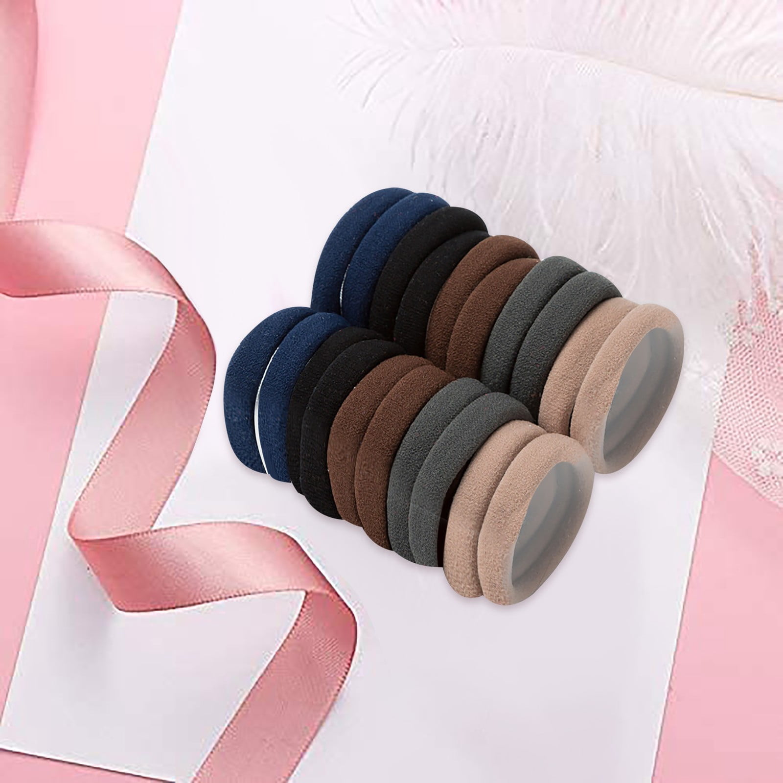 Small Elastic Hair Bands for Women's Hair Large Hair Scrunchies for Thick Hair 10 Or Less Items for Moms Cheer Bows for Cheerleaders Thin Hair Ties for Girls Barrettes And Scrunchies 4 Items Rubber