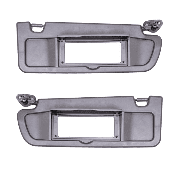 Left Driver And Right Passenger Side Sun Visor For Honda Civic 2006-2011 With Mirror, Replacement OEM 83280-SNA-A01ZA-Pairs-grey-Pairs-dark grey