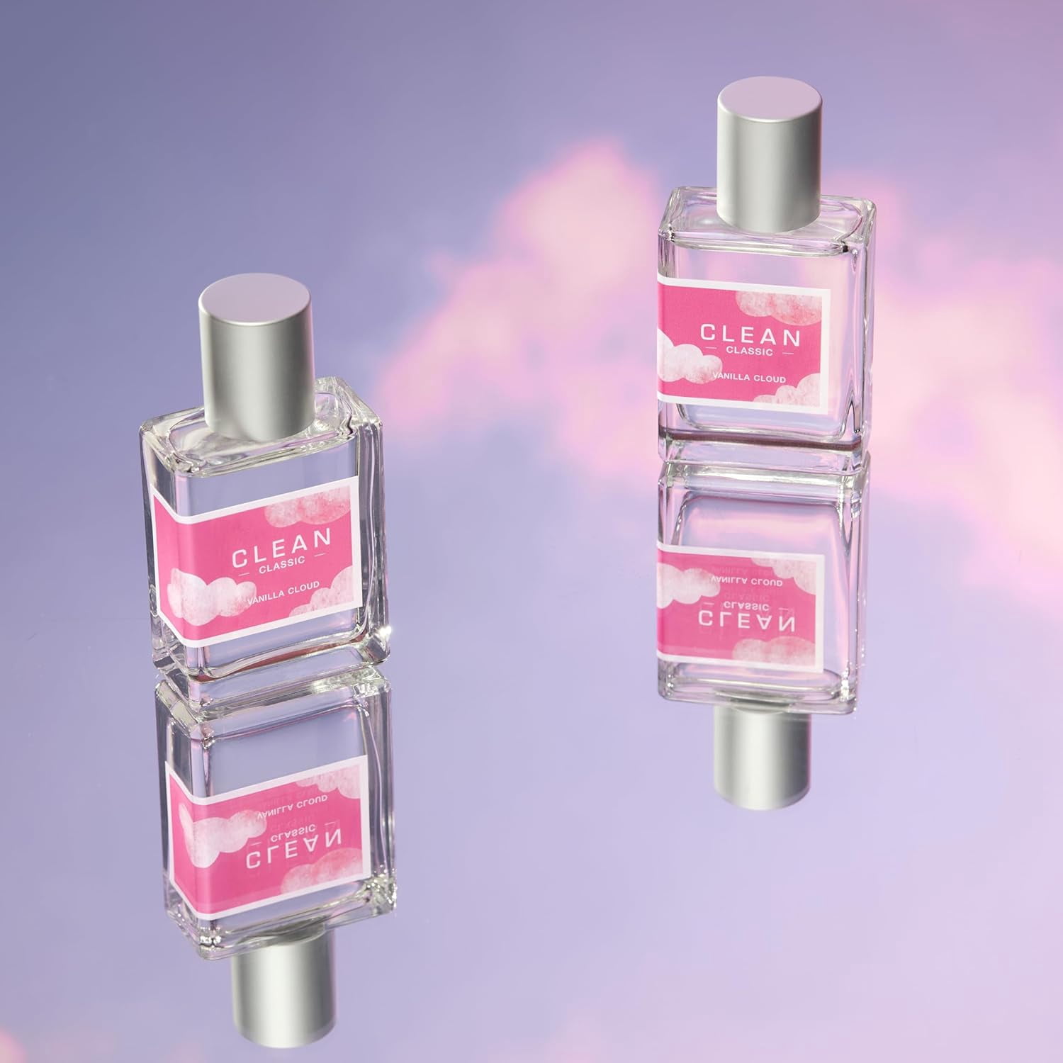CLEAN Vanilla Cloud Eau de Parfum, Fresh Vanilla Gourmand Fragrance, Perfume for Women, 30mL