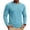 Light Blue, variant on Men's Long Sleeve Shirts Casual Crewneck Pullover T-Shirt Stretch Textured Knit Tee Cold Weather Base Layer Winter Warm Undershirts