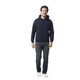 thumbnail image 2 of Gildan Men's Hoodie, DryBlend Casual Sweatshirt, Soft Cotton-Poly, Pouch Pocket, Navy, 3XL, 2 of 5