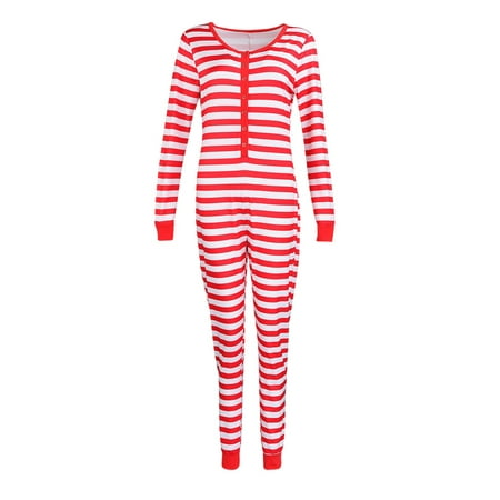 

LisenraIn Women Christmas Sleep Pajama Set Ladies Slim Fit Xmas Nightwear