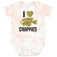 thumbnail image 3 of Inktastic Crappie Fishing I Love Crappies Boys or Girls Baby Bodysuit, 3 of 5