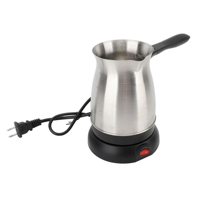 Lipstore Electric Turkish Coffee Maker Electric Pour over Kettle 110V Comfortable Grip Multifunctional Water Kettle Teapot for Kitchen