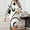Khaki, variant on Women's Turtle Neck Western Print High Neck Long Sleeve Bodycon Dress Casual Fitted Mini Tight Dresses Red S