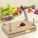 thumbnail image 3 of Prensa de flores de madera maciza, material natural hecho a mano, presión ajustable para preservar flores, hojas, hierbas, artesanía, arte botánico, regalo para amantes de la naturaleza, decoración, 3 of 7