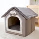 thumbnail image 1 of Foldable Cat Bed Pet Dog House Winter Cat Villa Sleep Kennel Removable Warm Nest Enclosed Tents Cave Sofa Pet Supplies ShopWise Round, 1 of 20