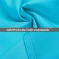 thumbnail image 3 of Flxxie 1800 Count Soft Brushed Microfiber Flat Sheet, Shrinkage, Fade Resistant Bedding Top Sheet, Easy Care, Blue, Twin, 66"x96" with 4" hem, 3 of 6