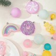 thumbnail image 3 of Maca yellow 8cm specifications Christmas decoration holiday scene layout Christmas tree ornaments dress up handmade diy Maca Christmas ball small, 3 of 5