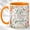 Orange, variant on Garden Coffee Mug, Life Is Better in the Garden Cup, Floral Gardening Gift for Women, Butterfly Flower Lover Design, Ceramic 11 Oz Mug