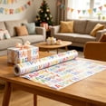 thumbnail image 4 of Horivan 43cm×10m Thick Watercolor Series Gift Wrapping Paper Roll Birthday Holiday Present Packing Paper, 4 of 7