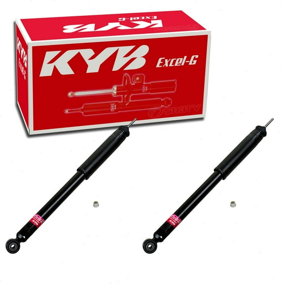 2 pc Rear Shock Absorbers compatible with Honda Civic 1.3L 1.8L L4 2006-2011