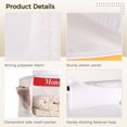 thumbnail image 4 of Organizador de ropa semanal de 6 estantes, armario colgante con 6 bolsillos laterales de malla, estante de almacenamiento plegable para dormitorio, organizador de ropa de lunes a sábado, 4 of 6