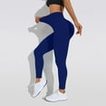 thumbnail image 4 of Celsior Cellulite Leggings Butt Lift Booty Workout Tights Pants for Workout Running Athletic Sculpting Yoga Fitness Pants Scrunch Butt Lifting Leggings High Waisted Leggings Skin-Friendly Navy XL, 4 of 5