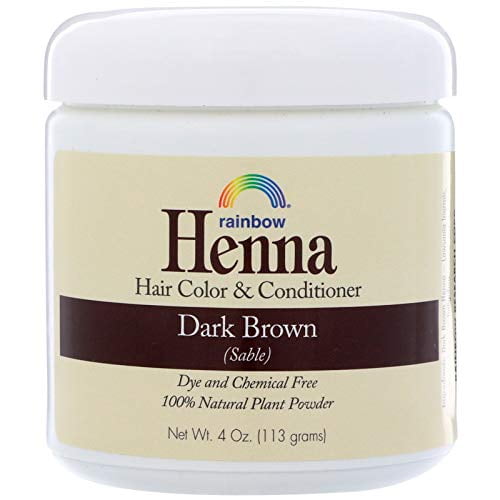 Rainbow Research Henné, Couleur des Cheveux et Revitalisant, Brun Foncé (sable), 4 oz (113 g)3