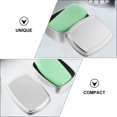 thumbnail image 3 of Supvox 2pcs Aluminum Containers with Lids Soap Box Travel Sealing for Bathroom Use, 3 of 7