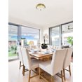 thumbnail image 4 of Design House 503045 Millbridge 2-Light Ceiling Mount, Polished Brass Finish, 4 of 4