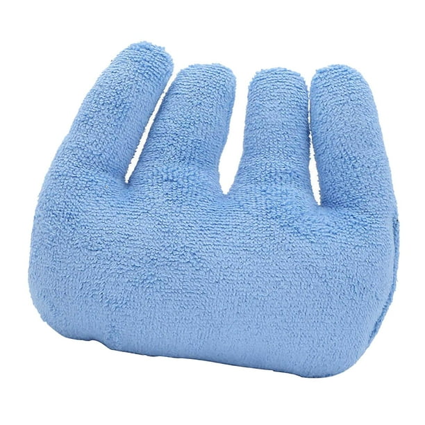 Separador de dedos portátil para personas mayores, ideal para el entrenamiento en el dormitorio. Azul