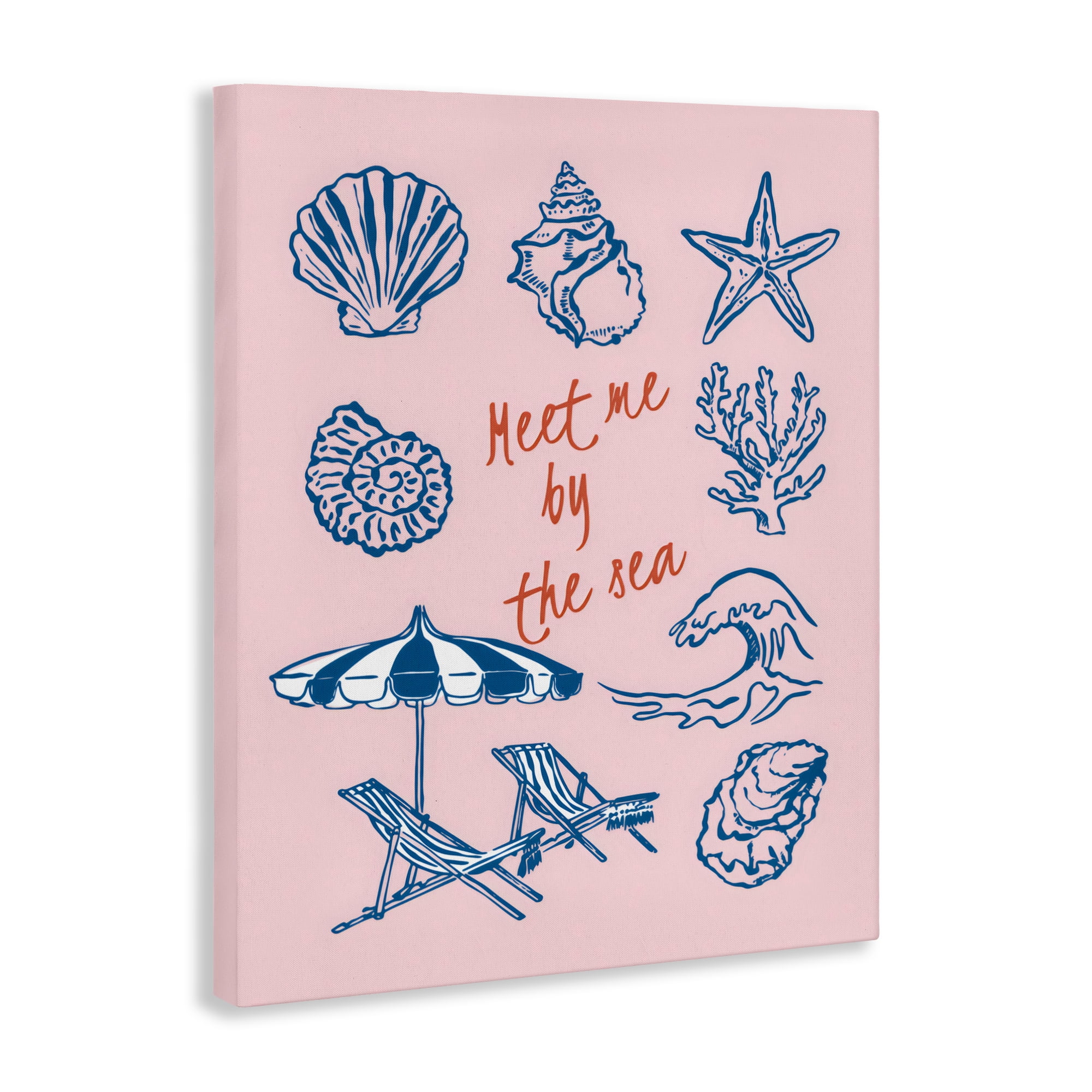 Stupell Industries Meet Me By The Sea Canvas Wall Art, design by The Prints Vibe