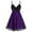 Purple, variant on Women's Dress Women's Plue Size Gothic Dress Bat Belt Dress Hallow's Party Dress Vintage Dress Festival Dress