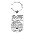 thumbnail image 3 of Regalo del día de San Valentín Hombre Hombre Llavero Regalo de aniversario Esposo Esposa Regalo de cumpleaños Novio Novio Prometida Compromiso Regalo de boda Joyería Llavero, negro + blanco, pequeño TUNC Sencillez, 3 of 5