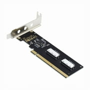Xiwai PCIE PCI-Express 16x to Dual Oculink SFF-8612 SFF-8611 8x VROC Adapter for Mainboard SSD Graphics Card
