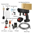 thumbnail image 2 of 30BAR Cordless High Pressure Cleaner Washer Spray Water Gun Car Wash Pressure Water Cleaning Machine For 18V Battery, 2 of 7