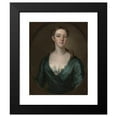 thumbnail image 2 of John Smibert 12x14 Black Modern Framed Museum Art Print Titled - Portrait of a Woman (Judith Colman Bulfinch) (C. 1734), 2 of 5