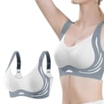 thumbnail image 4 of Brasier sin Varillas Mujer Sujetador Deportivo Inalámbrico para Mujer, de Alta Sujeción, sin Costuras, Cómodo, Talla Grande, para Entrenamiento, Yoga, Correr, Gimnasio, Ropa Deportiva. Extra Grande, 4 of 5
