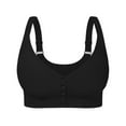 thumbnail image 4 of wcjm Black 0XL 5XL Extra Large Front Buckle Bra Border Exclusive For European And American Sizes No Rim Adjustable Shoulder Straps Large Size Underwear, 4 of 5