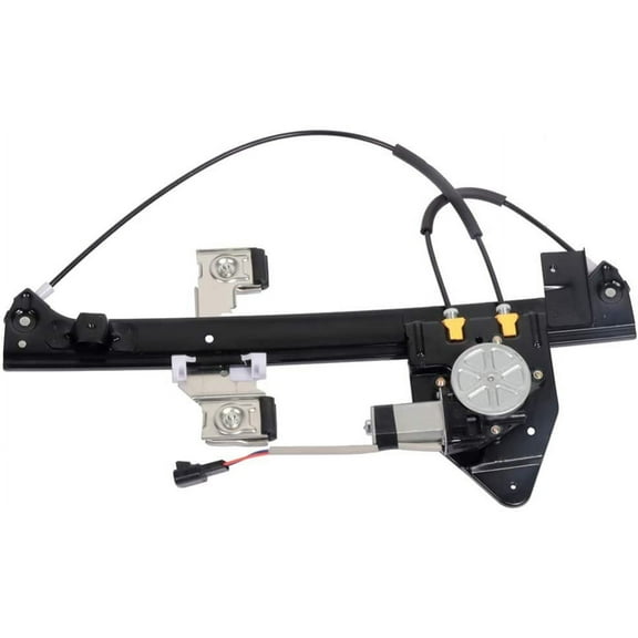 CCIYU Power Window Regulator with Motor Assembly Rear Left Driver Side Replacement fit for 2004-2007 For Buick Rainier 2002-2009 For chevy Trailblazer 2002-2009 For GMC Envoy 10356992 741-892