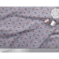 thumbnail image 3 of Soimoi Poly Georgette Fabric Dot,Coffee & Cupcake Food Printed Craft Fabric by The Yard 52 Inch Wide, 3 of 3