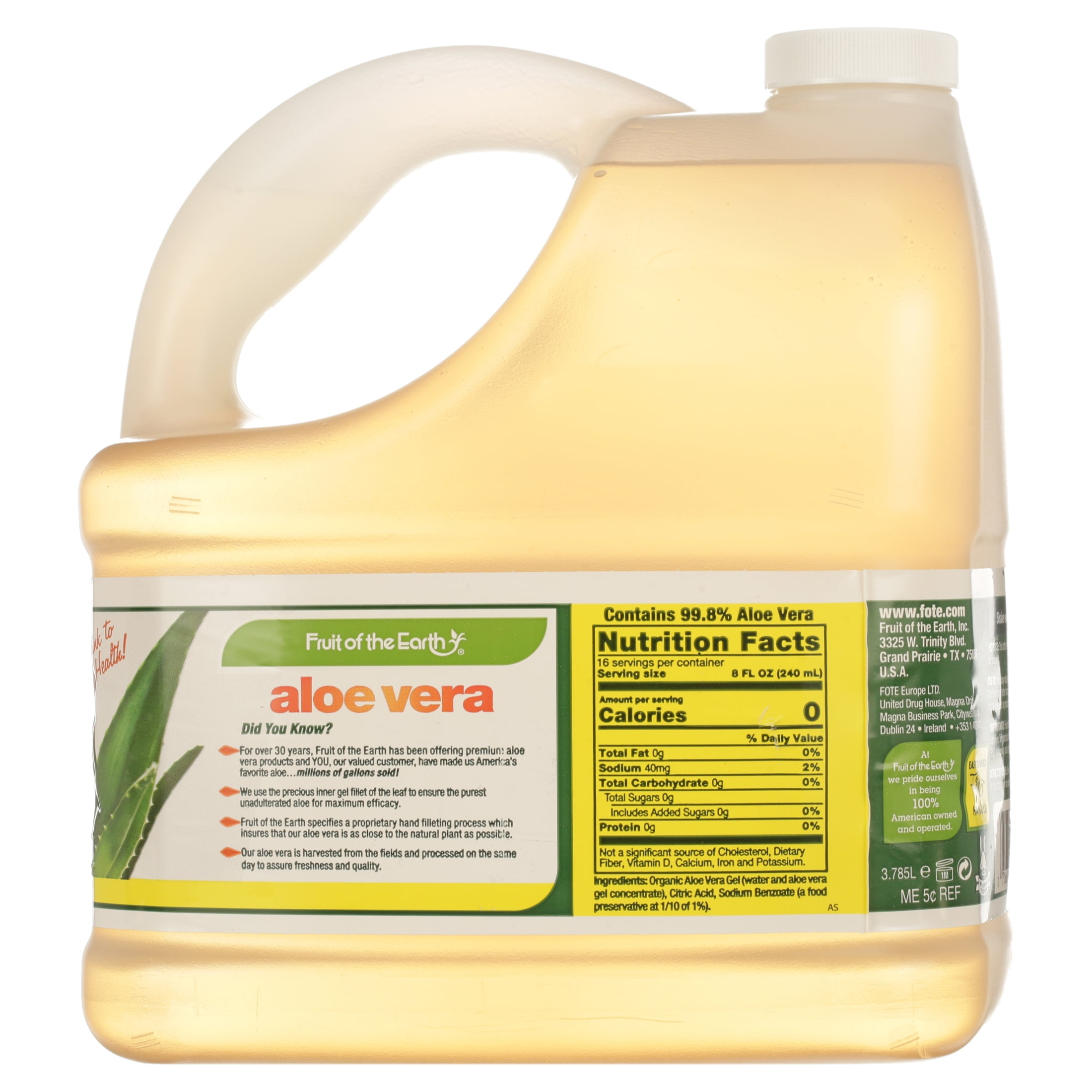 Fruit the Original Aloe 128 Fl Oz - Walmart.com