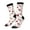 3 Black, variant on Different Meat Print Adult Socks for Men & Women,Calf Socks, Ankle Socks,Boots Socks,Breathable Casual Sock,Unisex Crew Socks