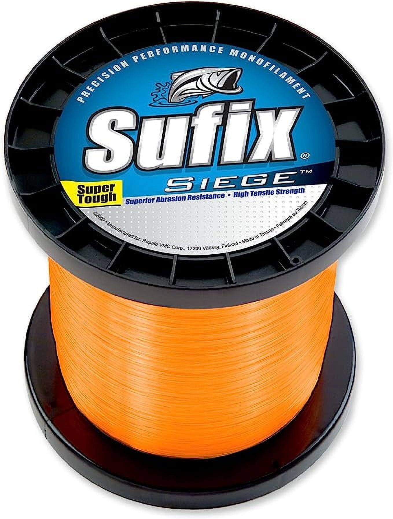 Sufix 662 Siege Monofilament Fishing Line, 3000 Yd Spool, 10 lb Clear