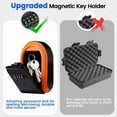 thumbnail image 3 of Magntic Key Lock Box with 4 Digit Combination Lock Hider Under Car, Magnetic Key Holder for Indoors, Outdoor Travel A, 3 of 7