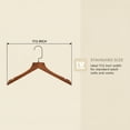 thumbnail image 6 of Unique Bargains 2Pcs Wood 360-Degree Space Saving Clothes Hangers Black, 6 of 6