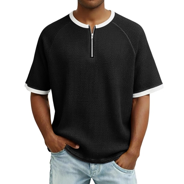 Camisas de Manga Larga para las Mujeres de Ajuste Suelto No Se Aplica Aquí, Tops de Manga Corta para las Mujeres de Ajuste Suelto No Incluido, Camisa de Bloque de Color para Hombre