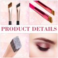 thumbnail image 4 of HUGFEGWE 4Pcs MultiFunction Eyebrow Brush 4D Brow Brush Professional Stroke Concealer Contour Square Three-dimensional Makeup Stamp Angled Hairline Brush Valentines Birthday Christmas CA919-164800, 4 of 7