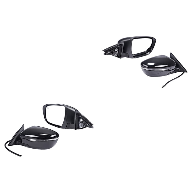 Par de Espejos Rogue 2015 A 2020 Nissan Elect P/Pintar C/Desemp C/Direcc Genérica .