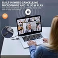 thumbnail image 3 of 4K HD Autofocus Webcam for Laptop Desktop Video Calling, 3 of 5