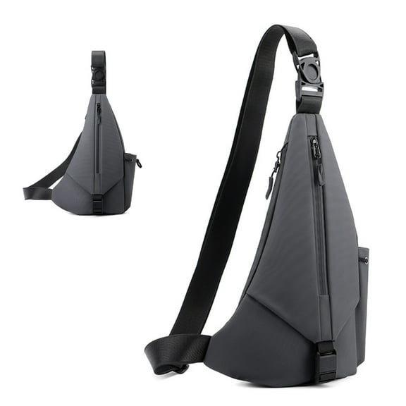 Necvior Waterproof Chest Bag Mens Reflective Crossbody Shoulder Bag Casual Sling Purses