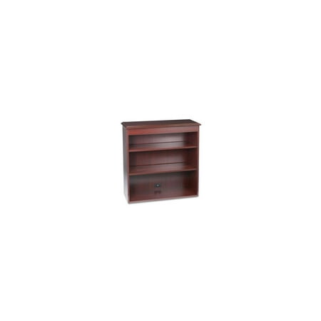 UPC: 0791579777522 | HON 94000 Series Bookcase Hutch – 35.8  x 14.3  x 37  – 3 Shelve(s) – Traditional Edge – Material: Particleboard  Brass