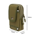 thumbnail image 3 of Bolsa De Utilidad Paquete de cinturón de cintura bolsa de caza Molle Utility Camping bolsas de teléfono móvil para 7 pulgadas, 3 of 4