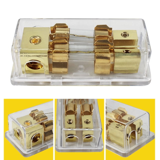 HEALEEP 1Ud Base De Fusibles Para Cableado Con Protección Contra Sobrecorriente Y Resistente