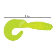 YUM Grub Soft Plastic 2 Chartreuse 18 Count